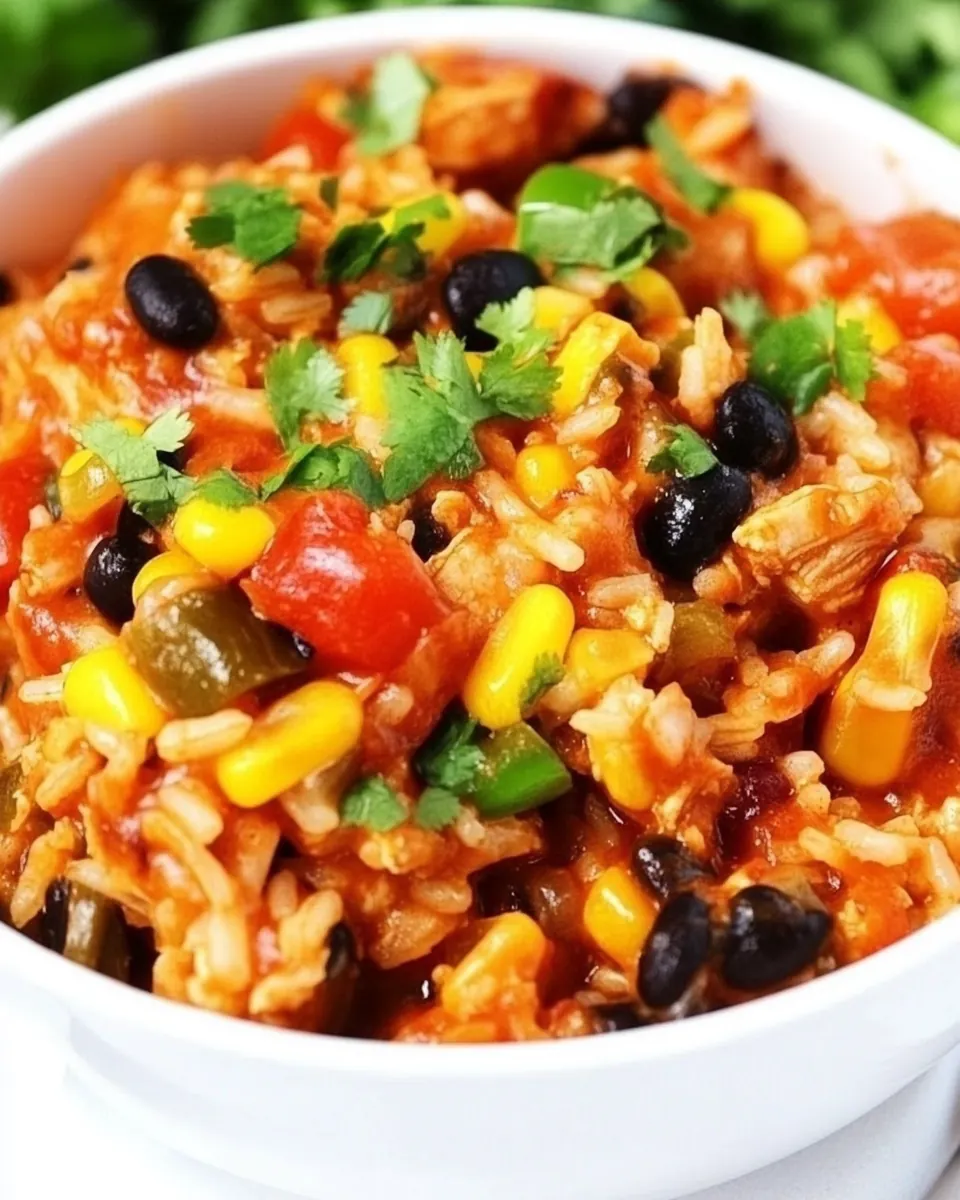 Mexican Chicken and Rice Skillet