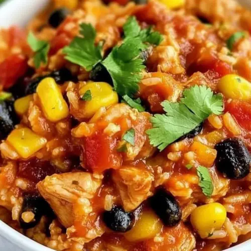 Mexican Chicken and Rice Skillet