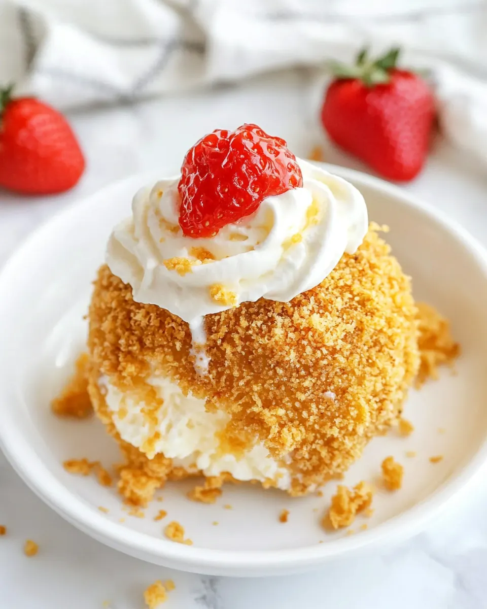 Mexican Fried Ice Cream