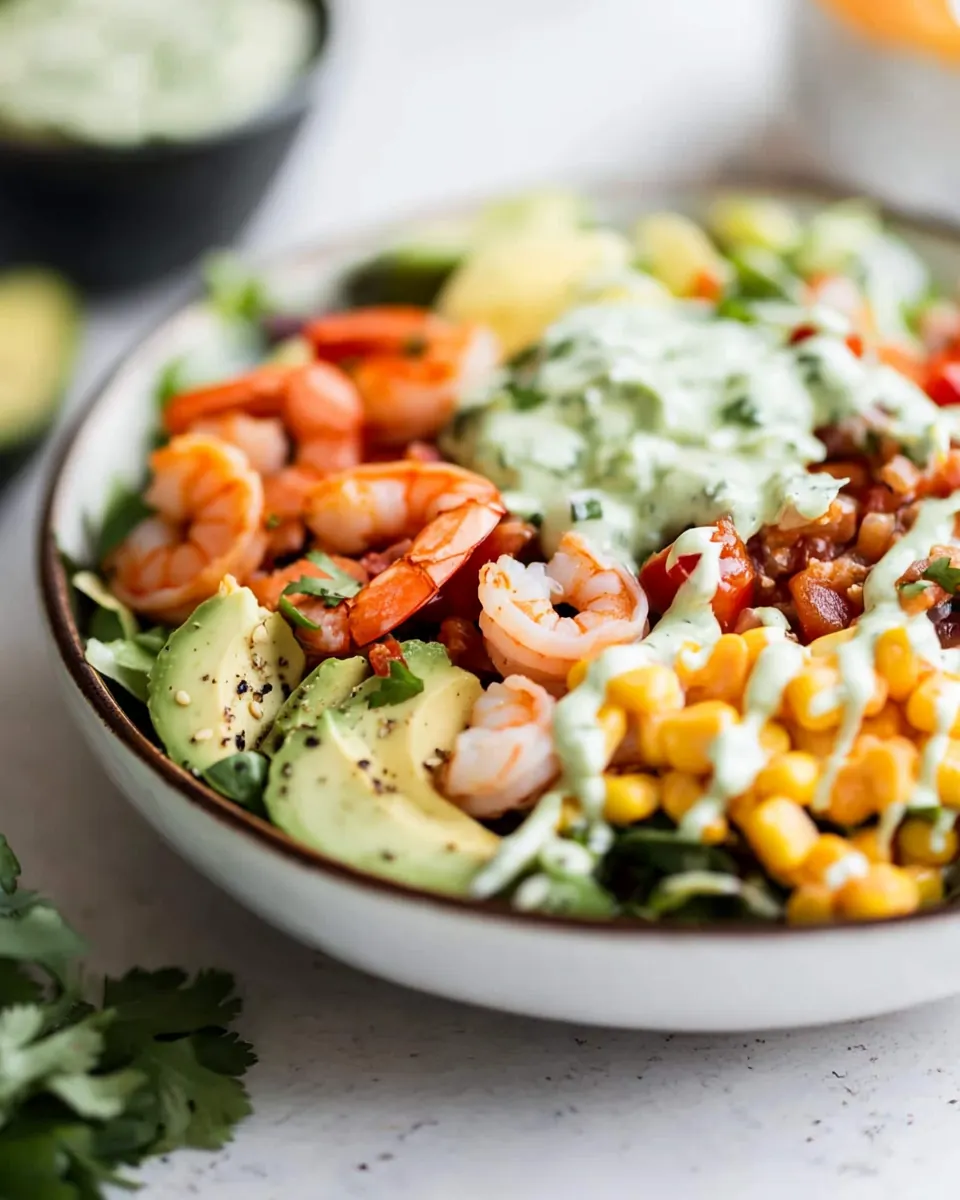 Mexican Shrimp Cobb Salad
