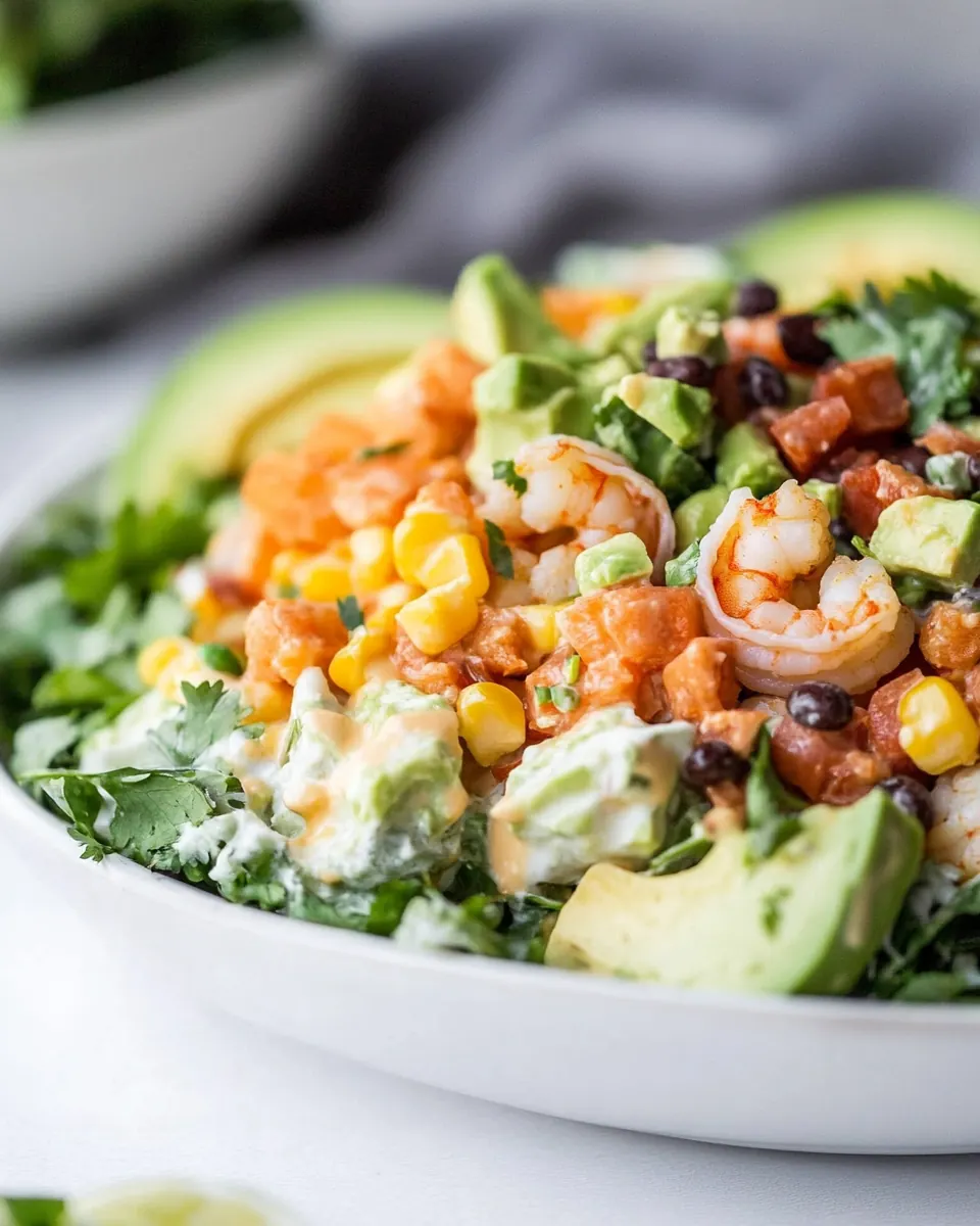 Mexican Shrimp Cobb Salad