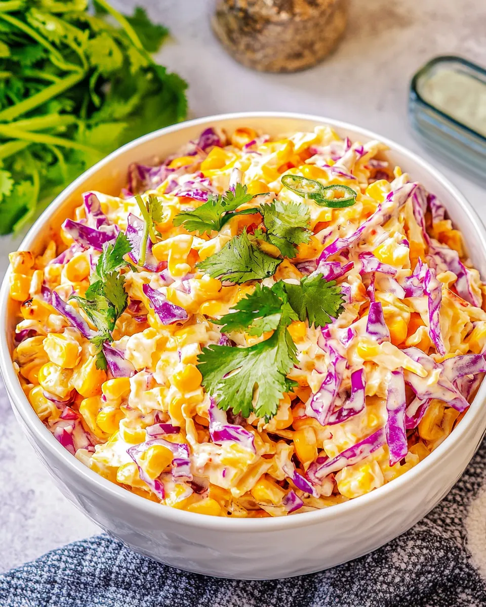 Mexican Street Corn Coleslaw