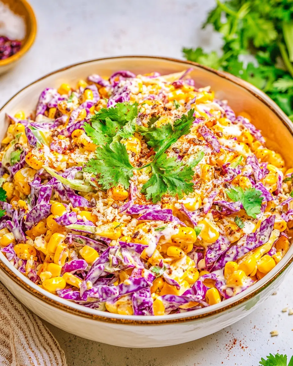 Mexican Street Corn Coleslaw