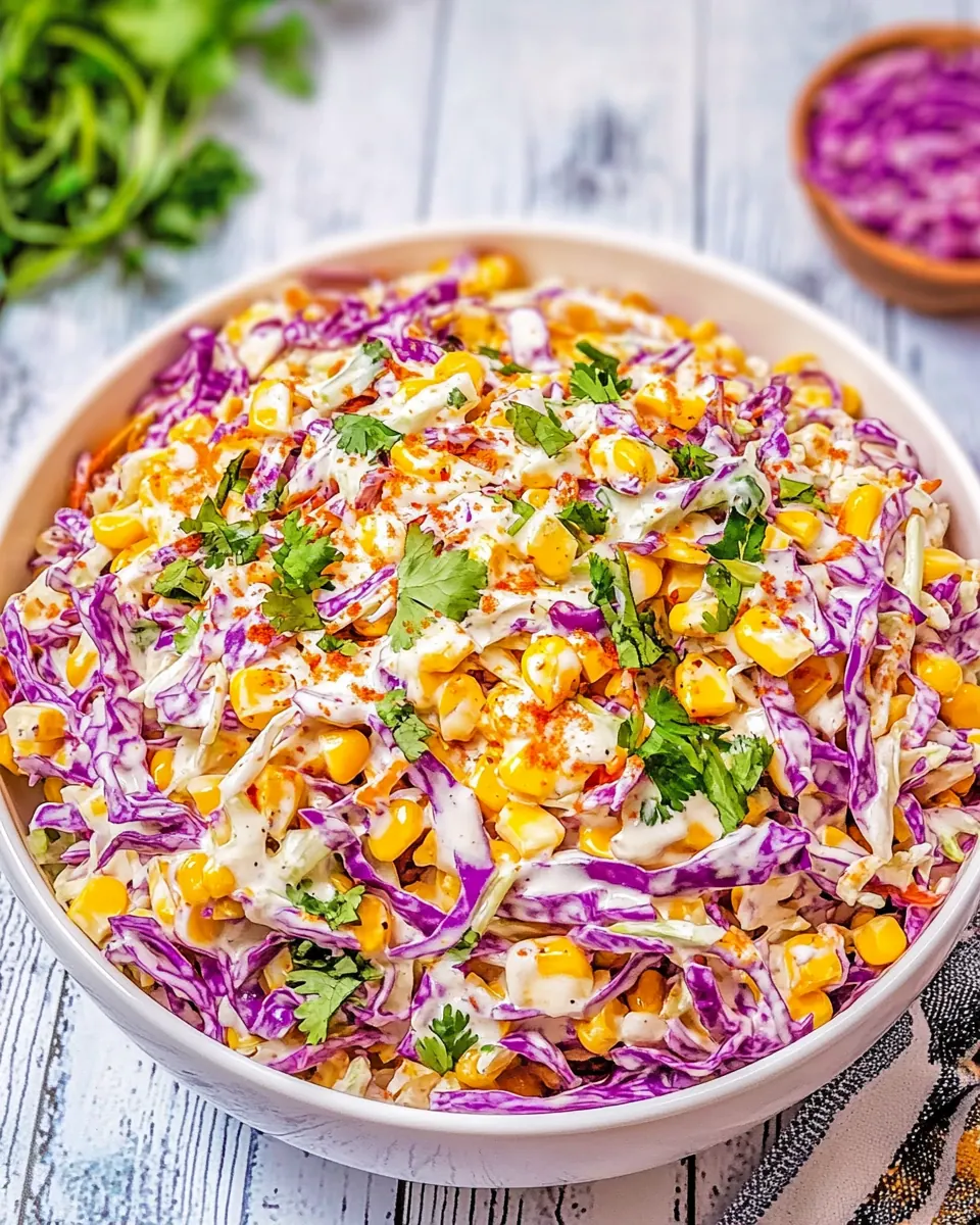 Mexican Street Corn Coleslaw