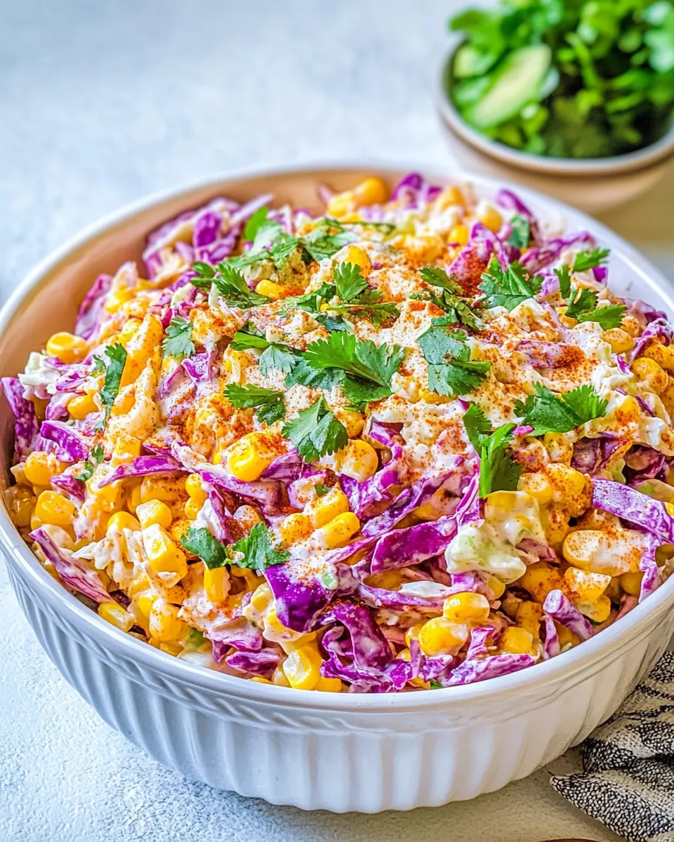 Mexican Street Corn Coleslaw