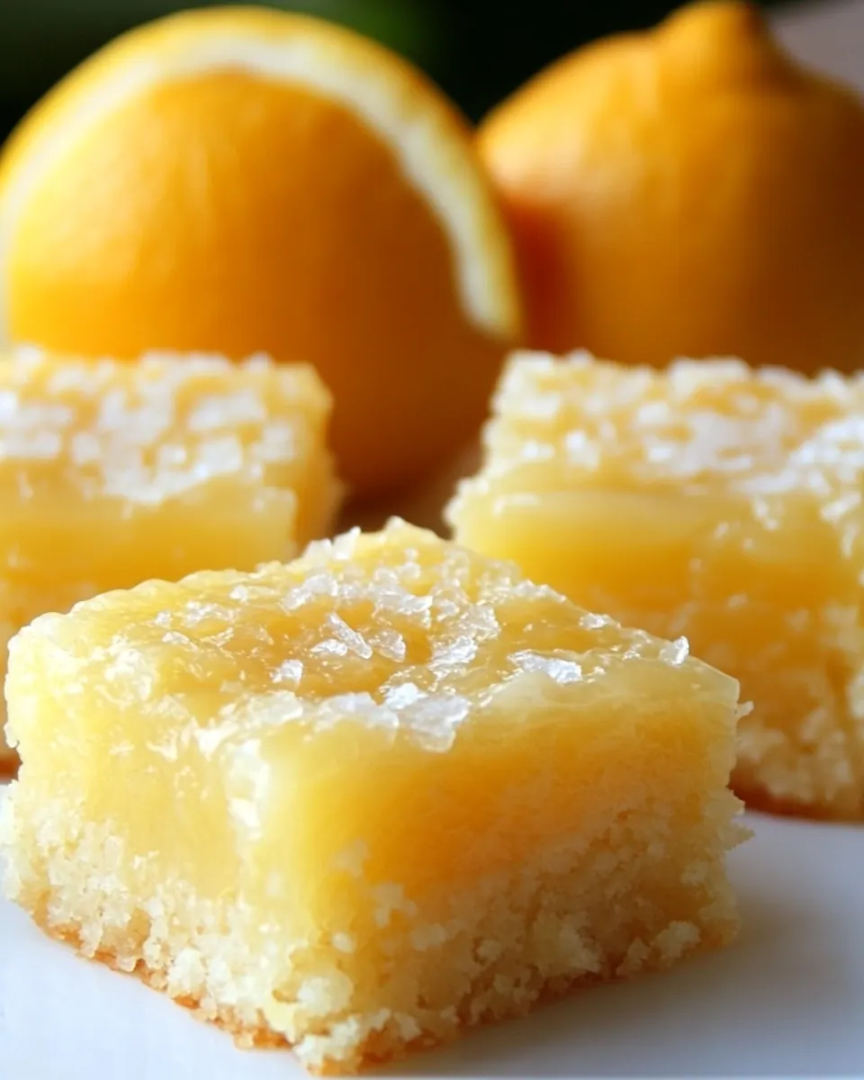 Meyer Lemon Cake Bars