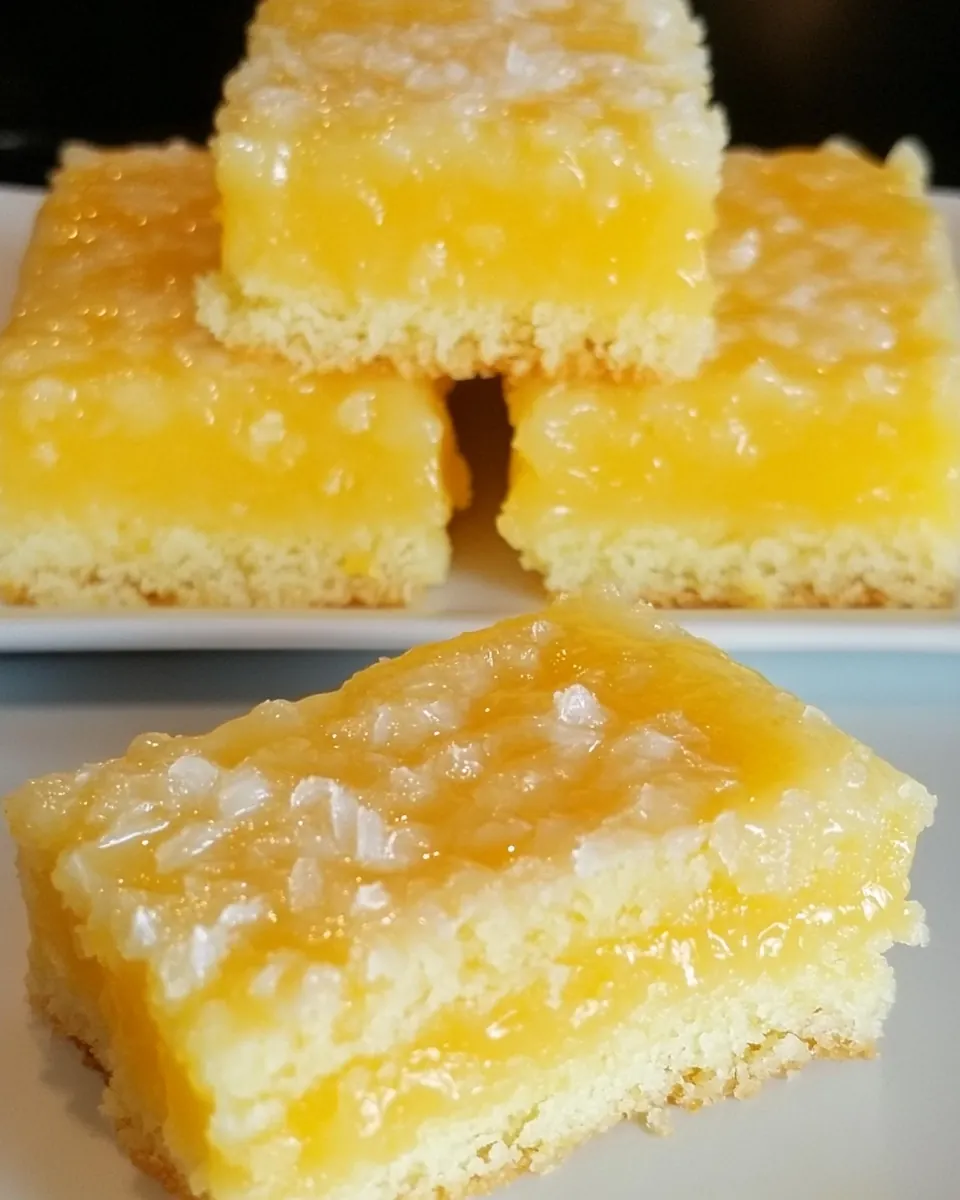Meyer Lemon Cake Bars