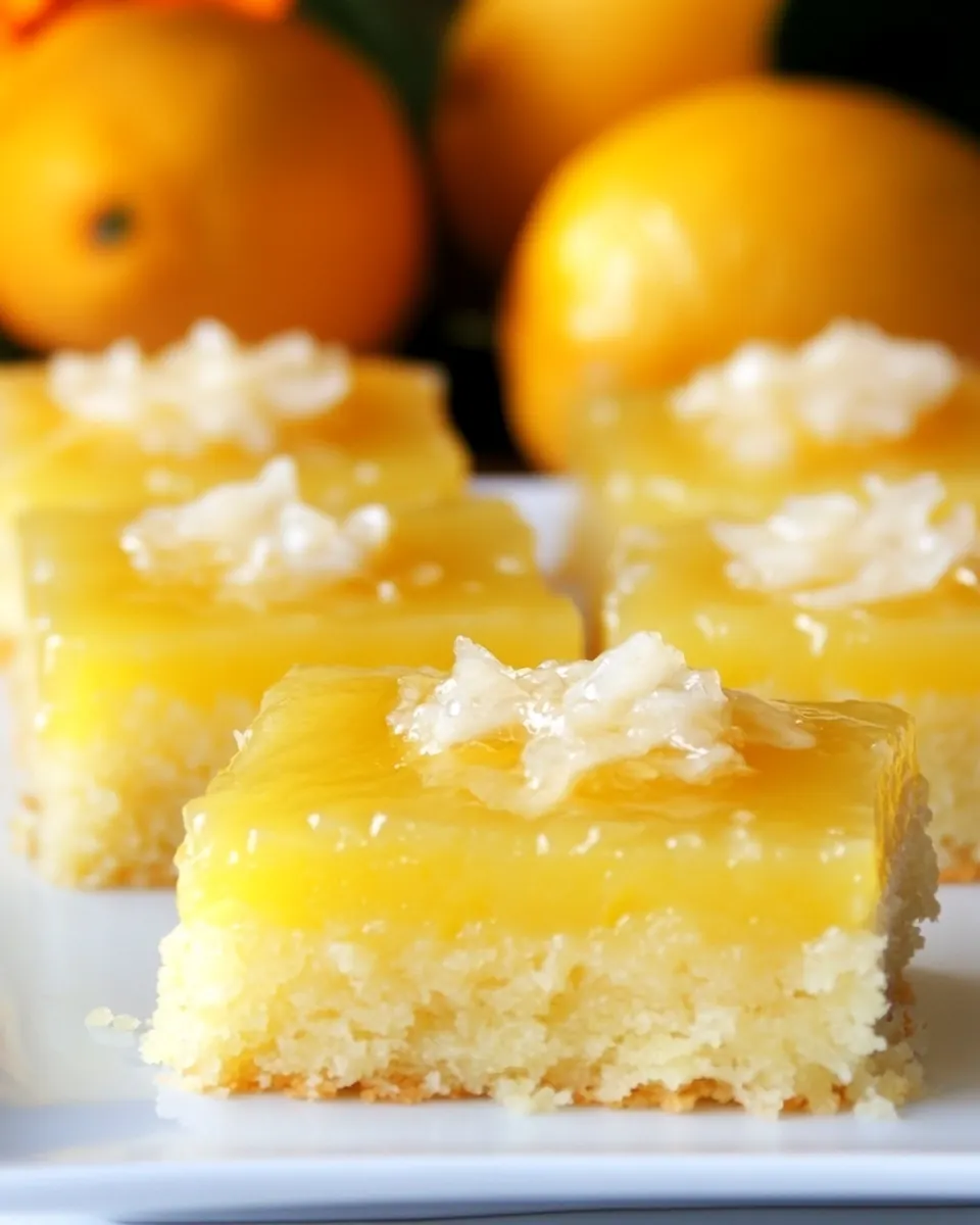 Meyer Lemon Cake Bars