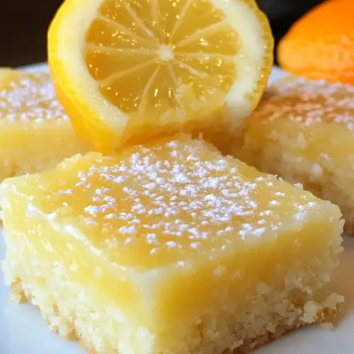 Meyer Lemon Cake Bars