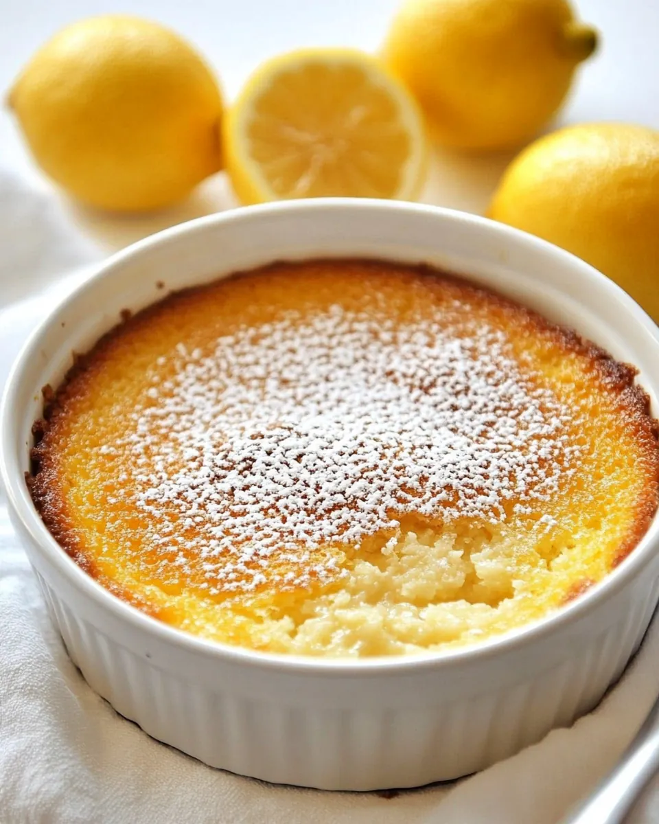 Meyer Lemon Pudding Cake