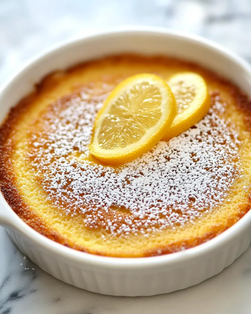 Meyer Lemon Pudding Cake