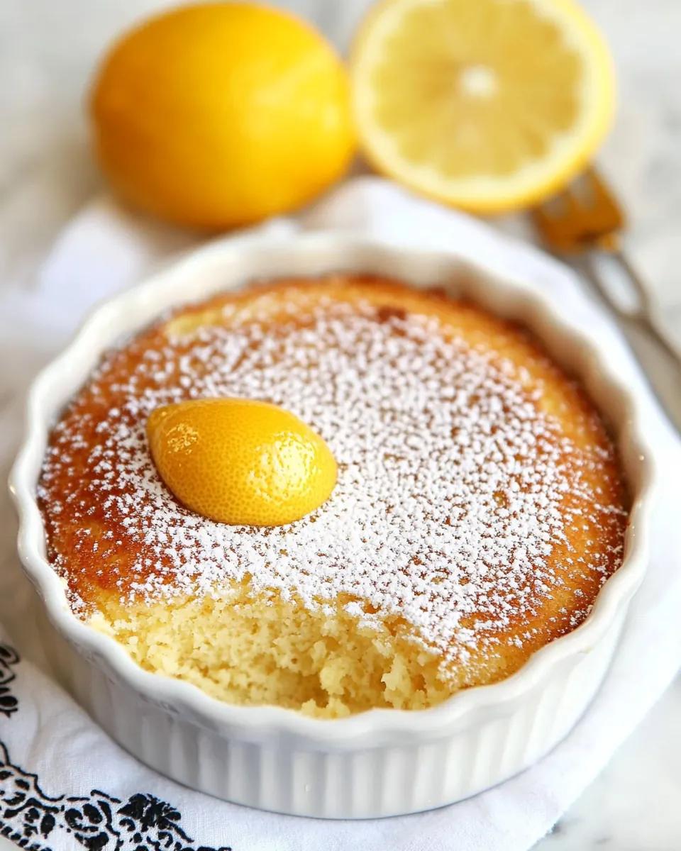 Meyer Lemon Pudding Cake