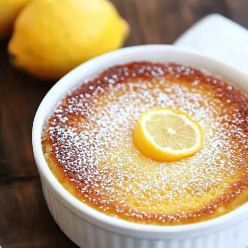 Meyer Lemon Pudding Cake