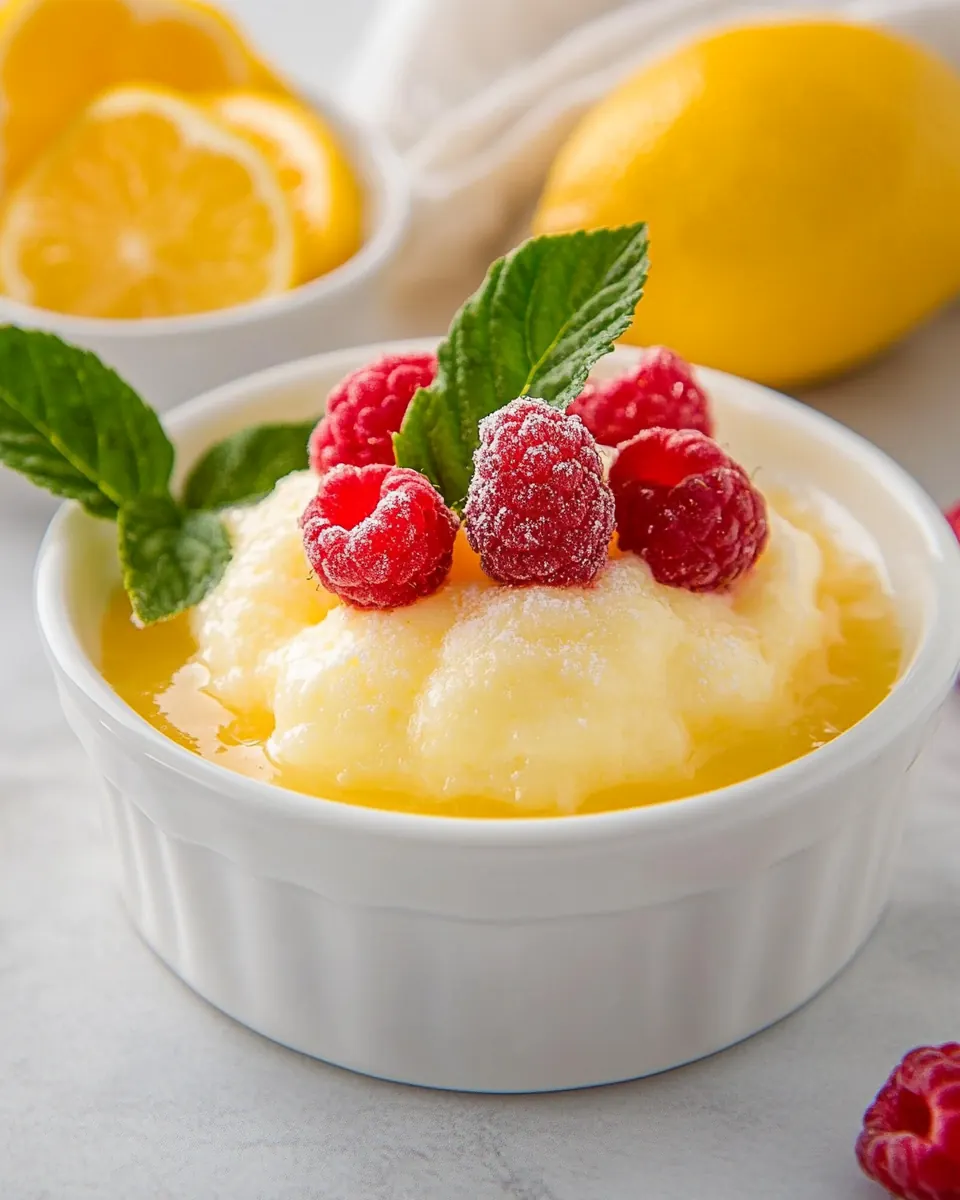 Meyer Lemon Raspberry Clouds