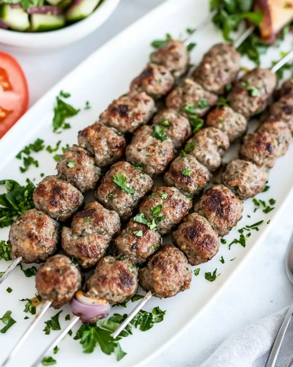 Middle Eastern Kofta Kebab