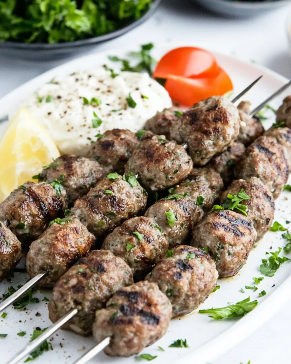 Middle Eastern Kofta Kebab
