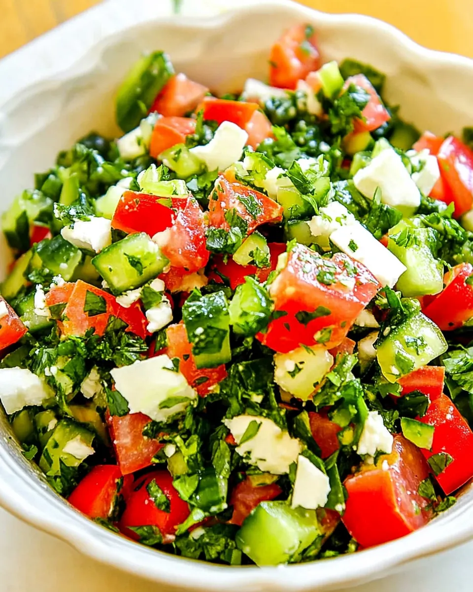 Middle Eastern Tomato Salad