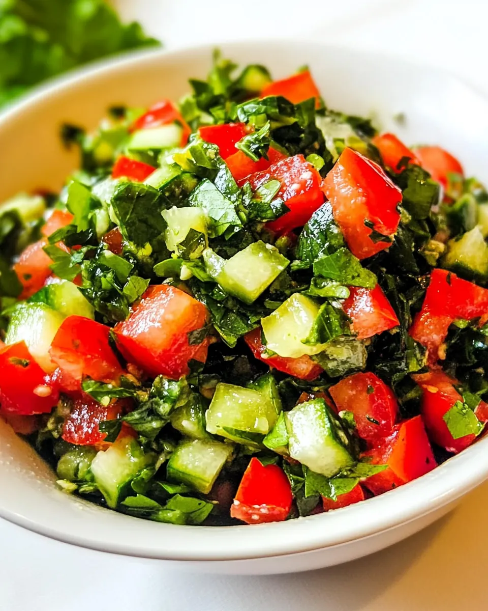 Middle Eastern Tomato Salad