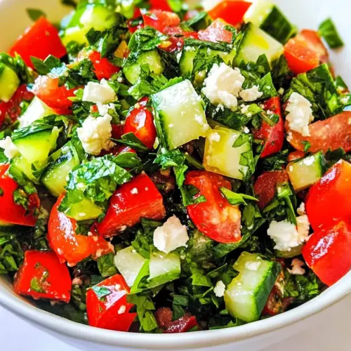 Middle Eastern Tomato Salad