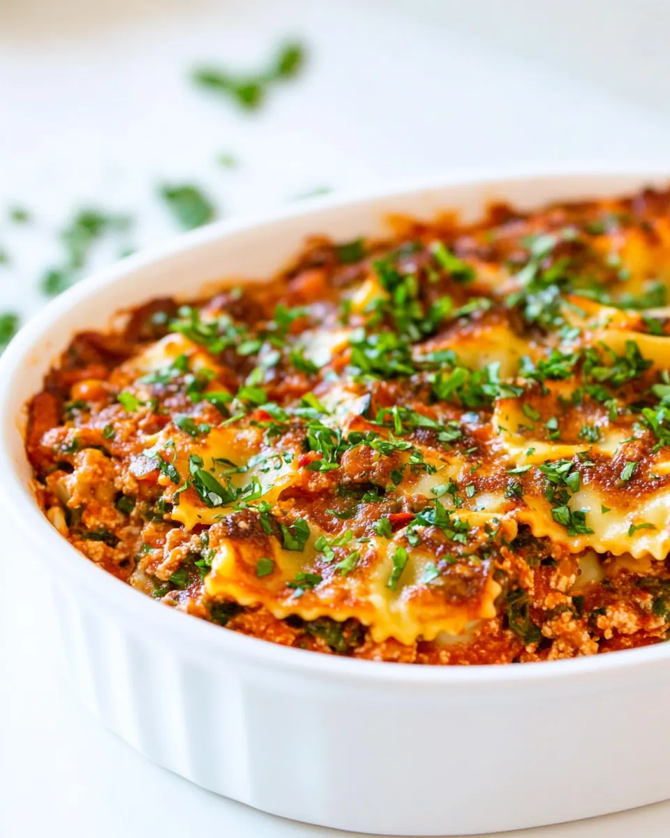 Million Dollar Ravioli Casserole