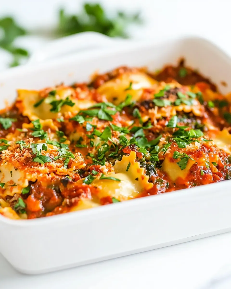Million Dollar Ravioli Casserole