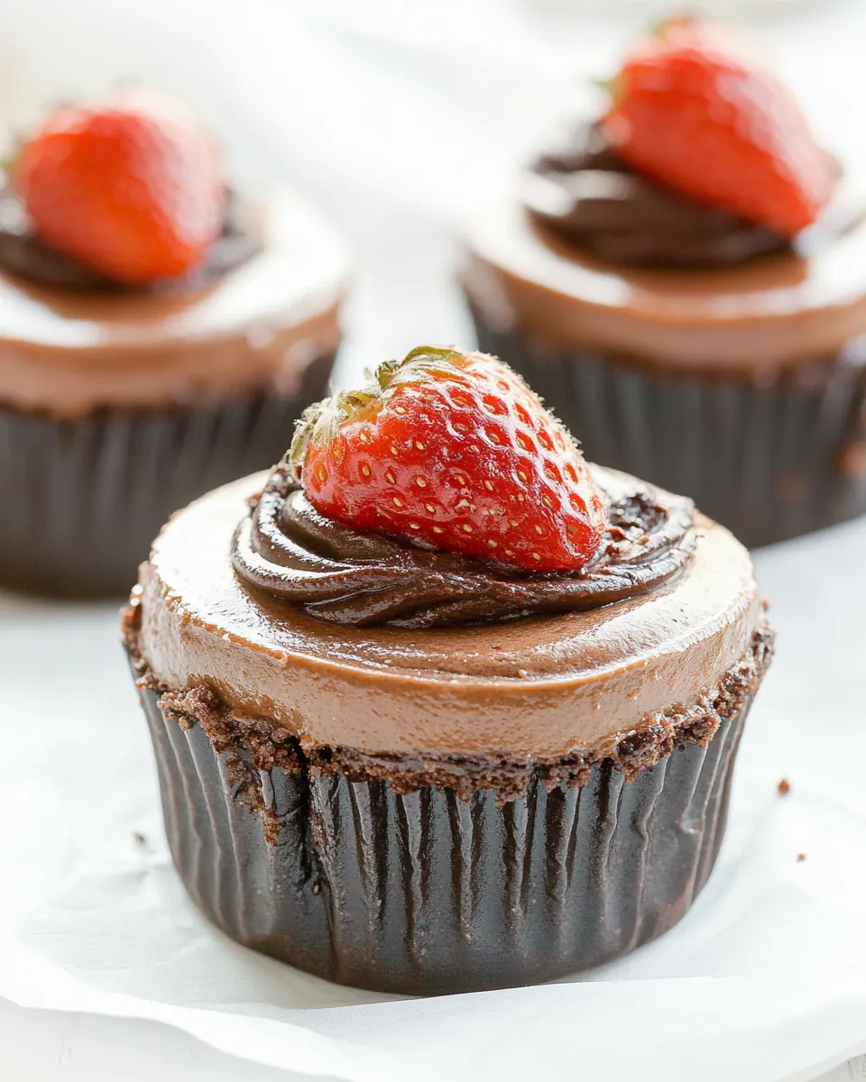 Mini Chocolate Cheesecakes
