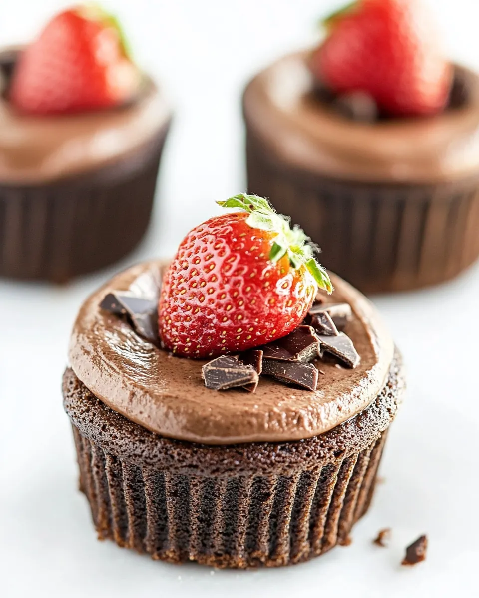 Mini Chocolate Cheesecakes