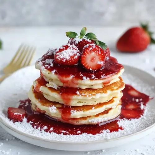 Mini Coconut Ricotta Pancakes