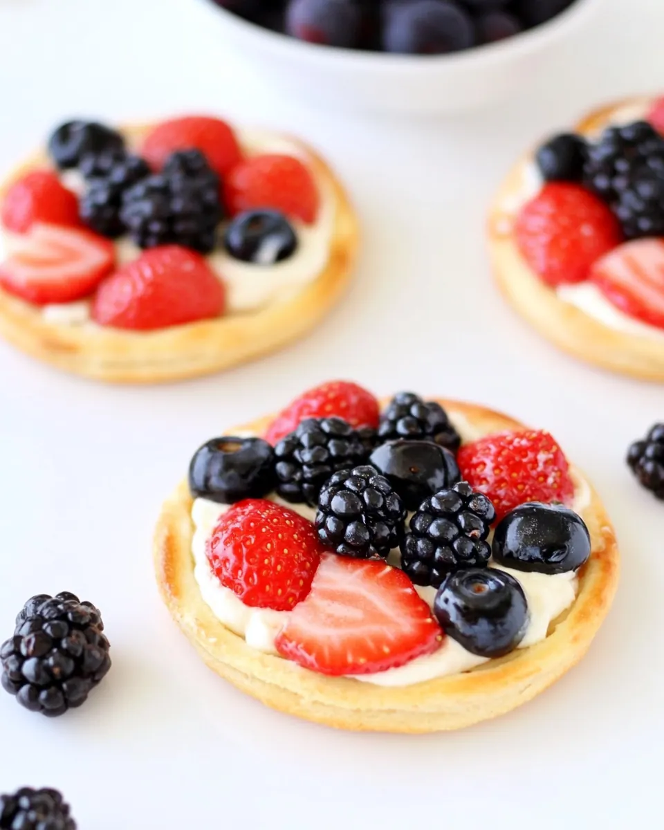 Mini Fruit Pizzas