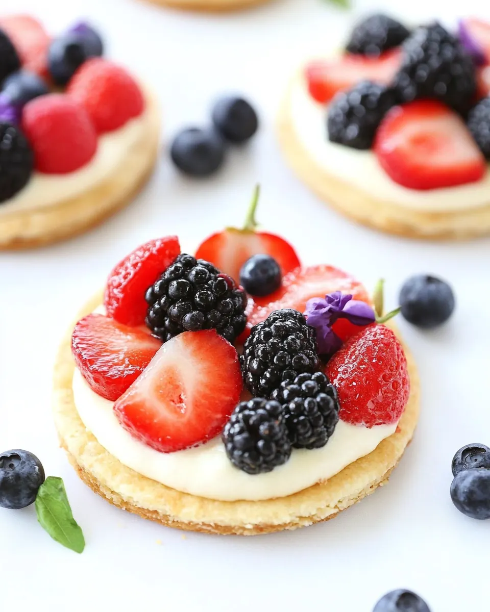 Mini Fruit Pizzas