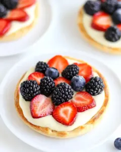 Mini Fruit Pizzas