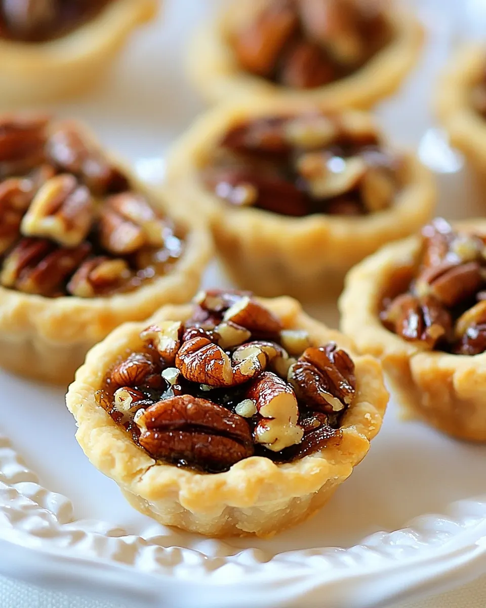 Mini Maple Pecan Pies