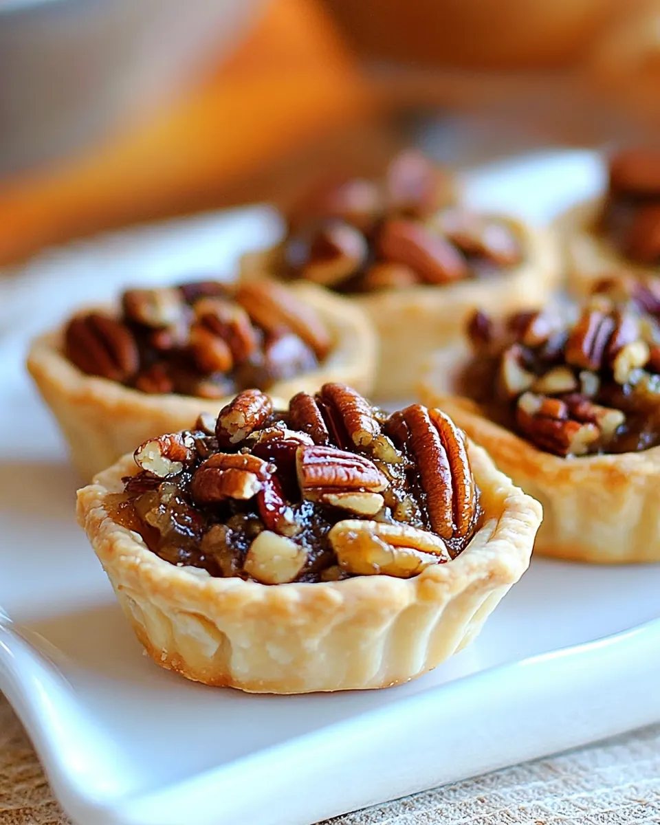 Mini Maple Pecan Pies