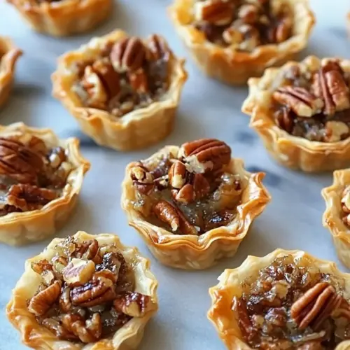 Mini Pecan Phyllo Tarts