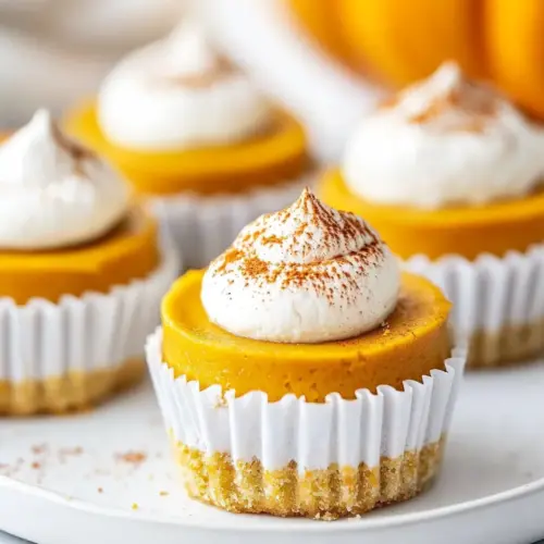 Mini Pumpkin Cheesecakes