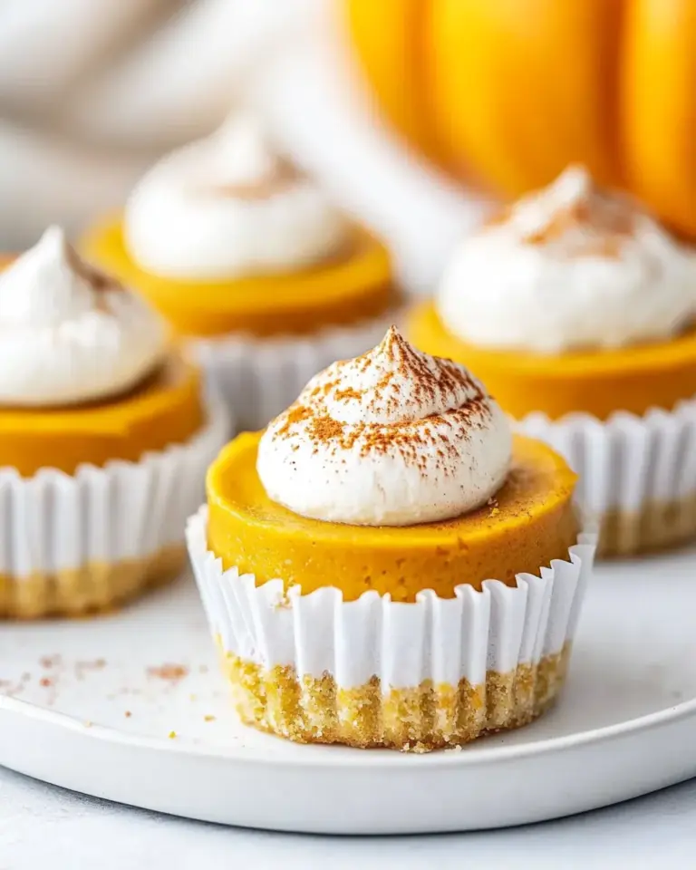Mini Pumpkin Cheesecakes