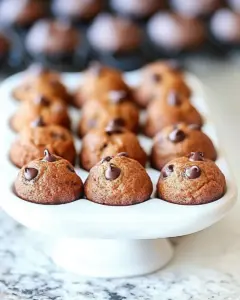 Mini Pumpkin Chocolate Chip Muffins