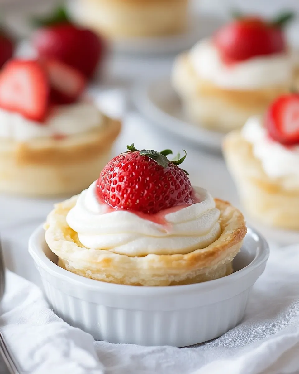 Mini Strawberry Shortcake Pies