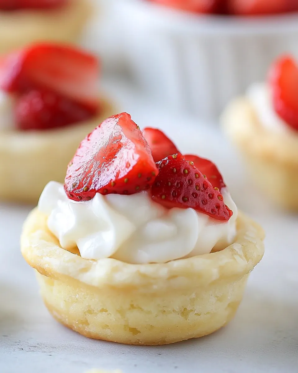 Mini Strawberry Shortcake Pies
