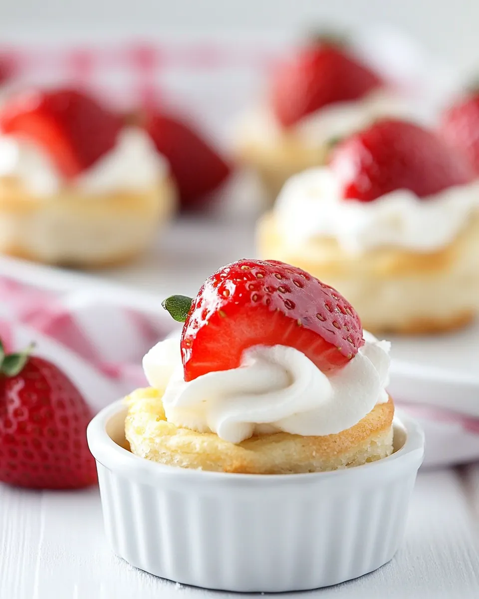 Mini Strawberry Shortcake Pies