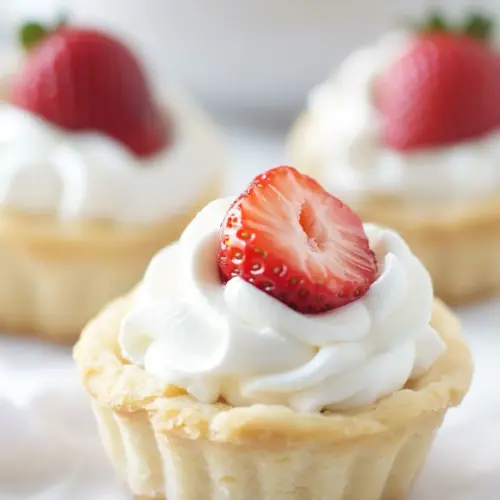 Mini Strawberry Shortcake Pies