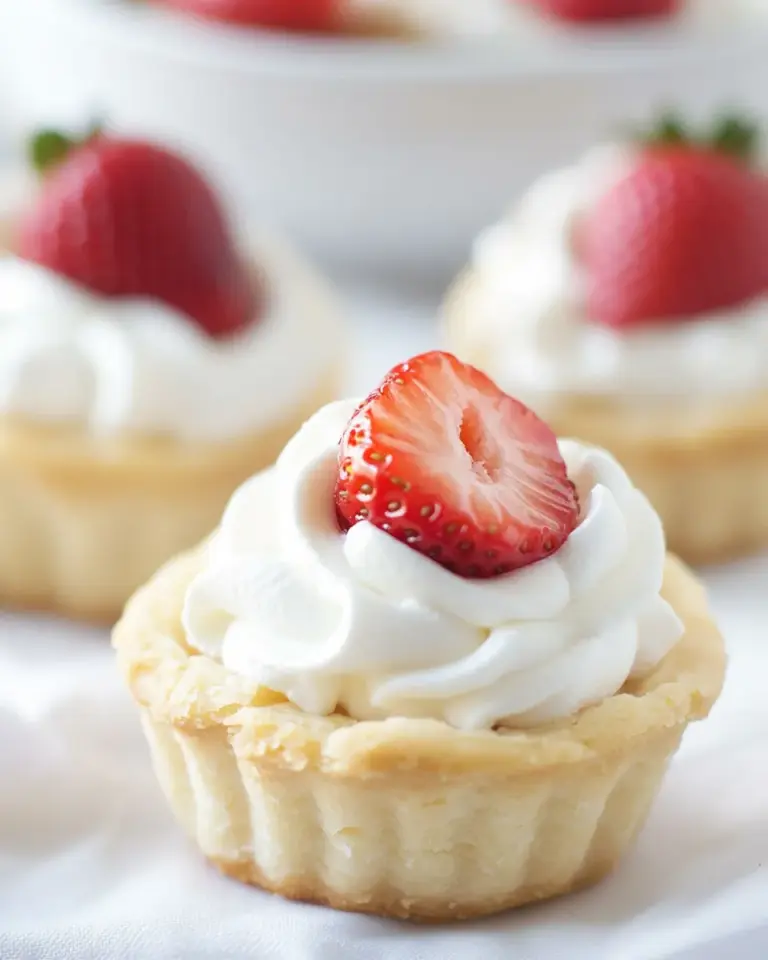 Mini Strawberry Shortcake Pies