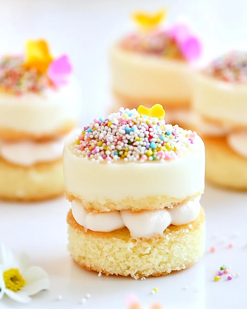 Mini Vanilla Bean Cakes