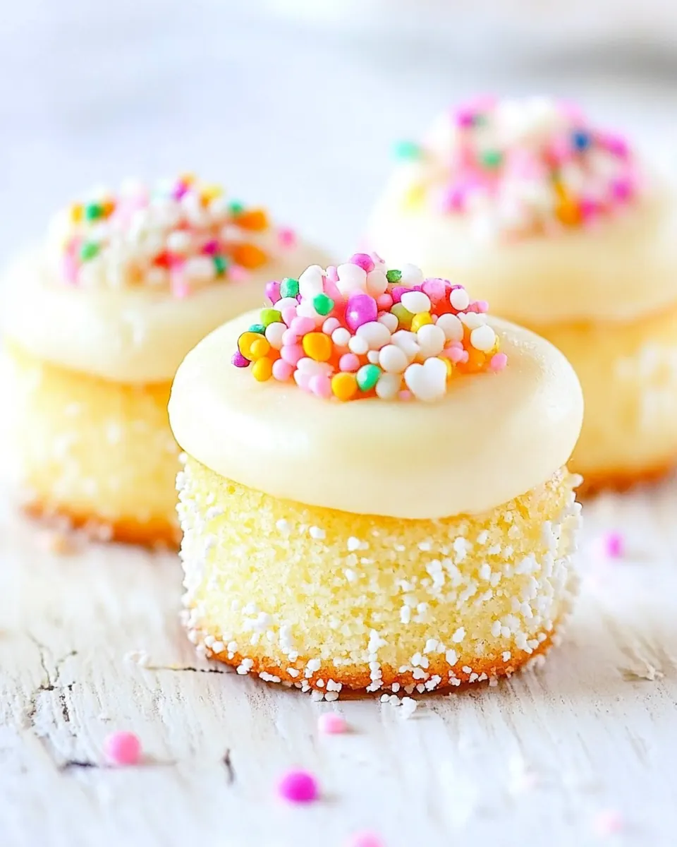 Mini Vanilla Bean Cakes