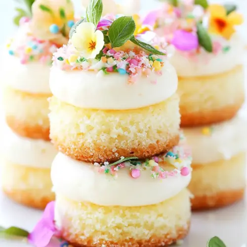 Mini Vanilla Bean Cakes