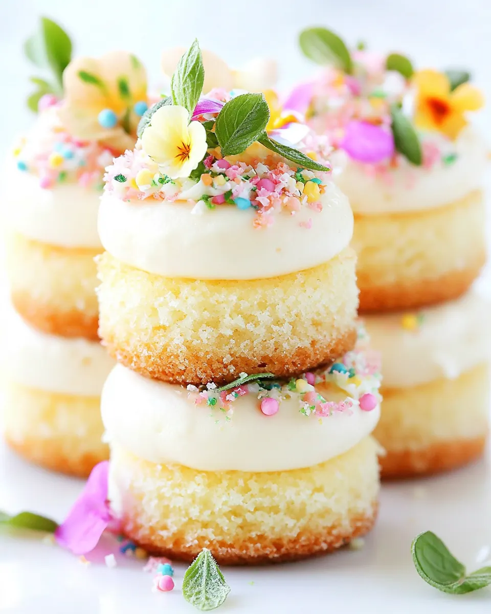 Mini Vanilla Bean Cakes