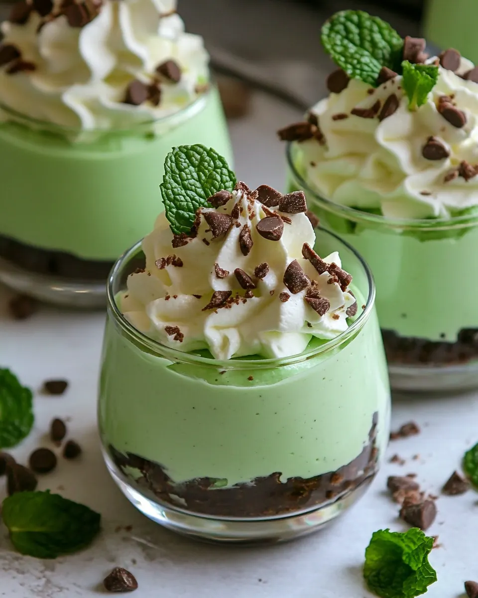 Mint Chip Cheesecake Mousse