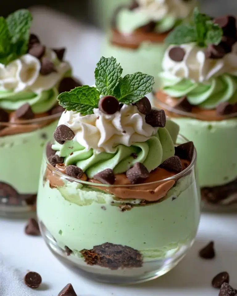 Mint Chip Cheesecake Mousse