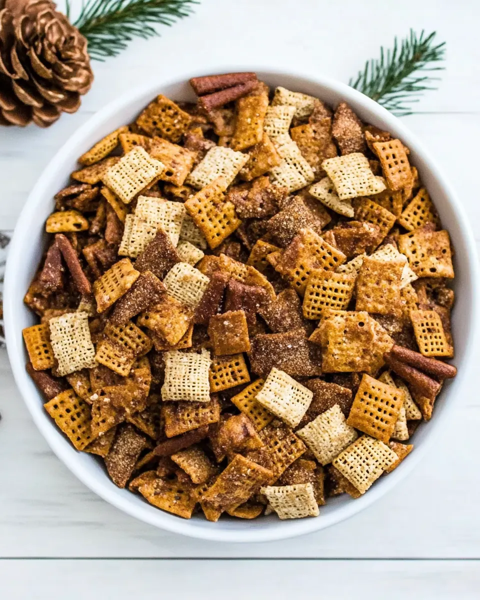 Mom’s Secret Christmas Eve Chex Mix