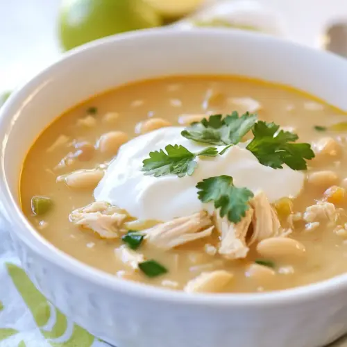 Moms White Chicken Chili